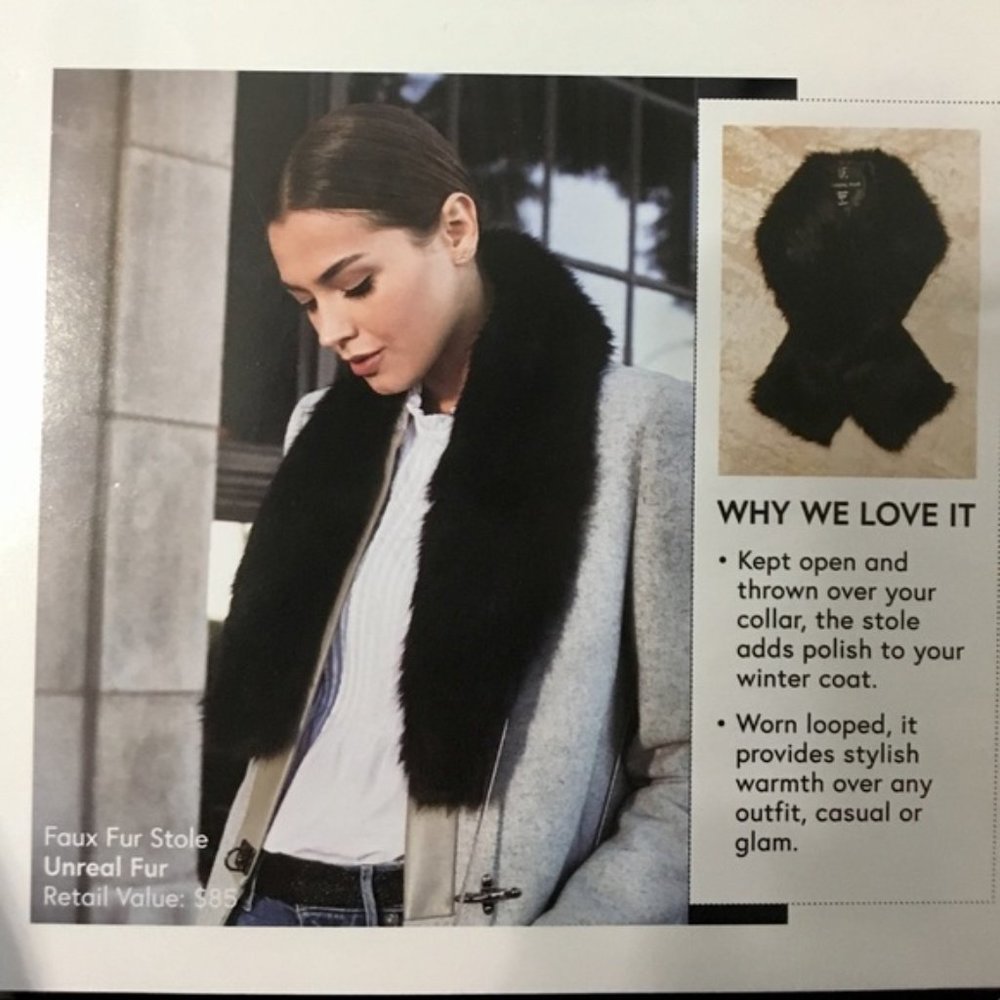 Unreal Fur Faux Stole - Picture 9 of 16